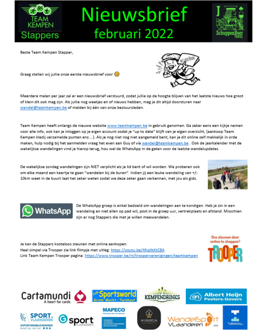 Nieuwsbrief februari 2022